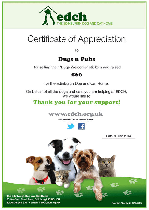 Edinburgh dog and cat home