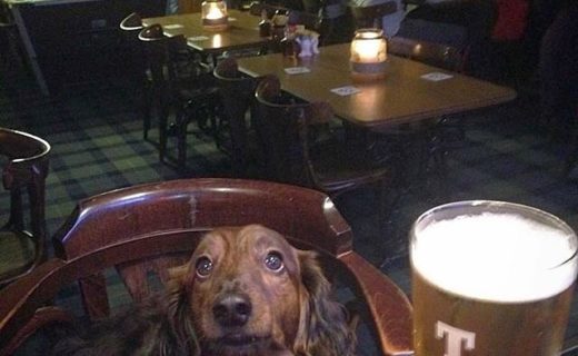 It’s Fritz’s round at the Taigh Ailean Hotel in Skye – pic @taigh_ailean