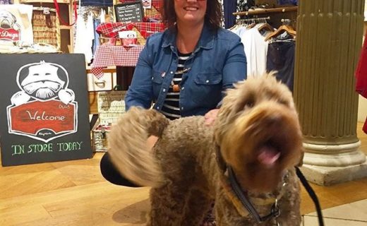 Reposting @whitestuff_edinburgh: “We just booped snoots with the awesome Simon (Le Bon, an Australian Labradoodle) and he is gorgeous! @dugsnpubs will be here til’ 3pm today”